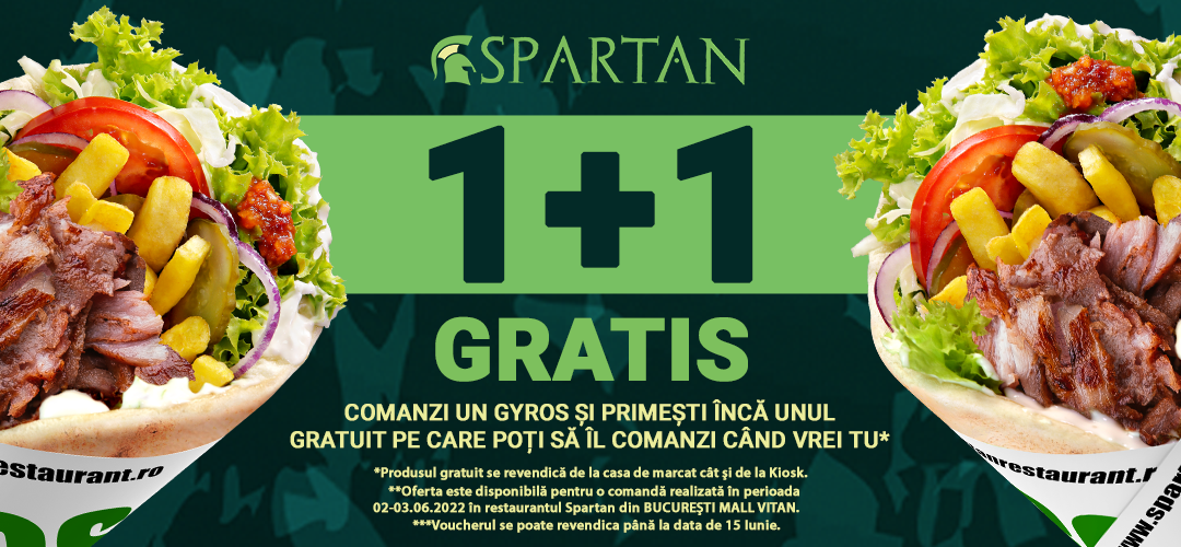 Spartan 1+1 GRATIS